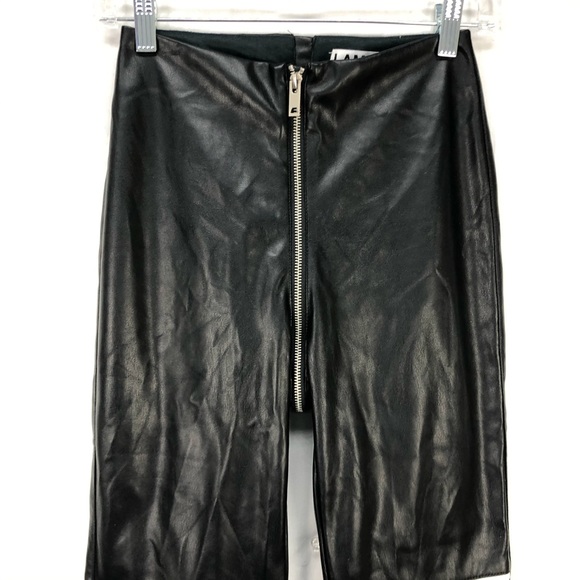 I.AM.GIA Black Salt Zipper Snake Pants - Picture 2 of 7